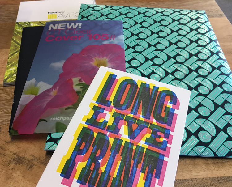 Examples of print materials received from Millcraft